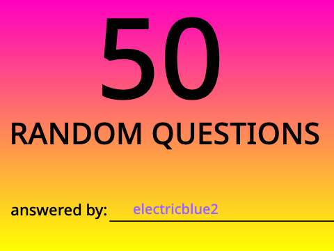 50 random questions remix
