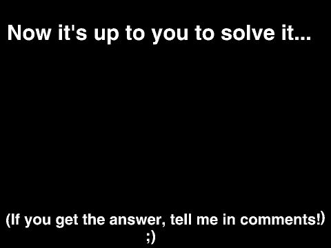 An Unsolved Mystery