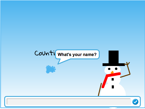 counting snowman