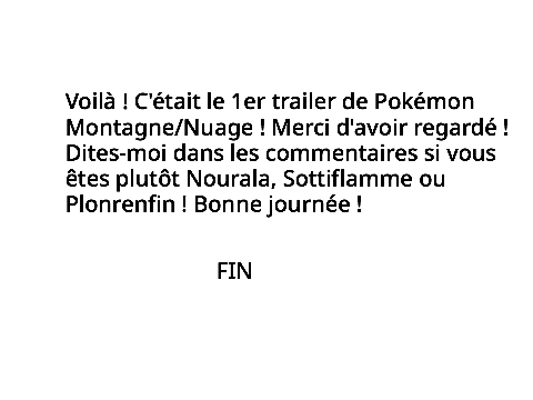 Trailer Pokémon Montagne/Nuage