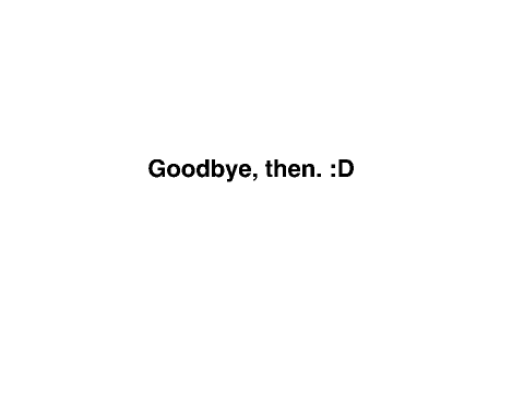 Sorry/Bye