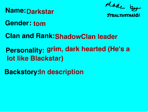 Warrior cats template remix