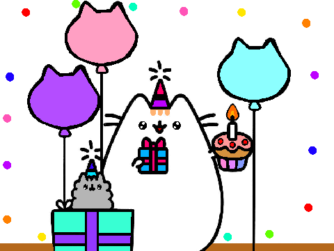 Pusheen Color Contest (PARTY) remix