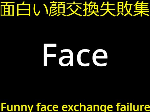 Funny face exchange failure／面白い顔交換失敗集GAME.Application