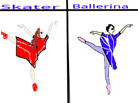 Ice skater or ballerina?