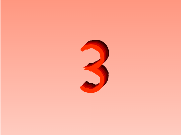 3-D Number Evolution [ 2 --> 3 ]