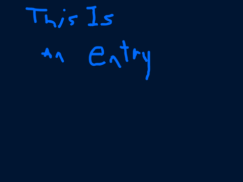 Entry for a contest