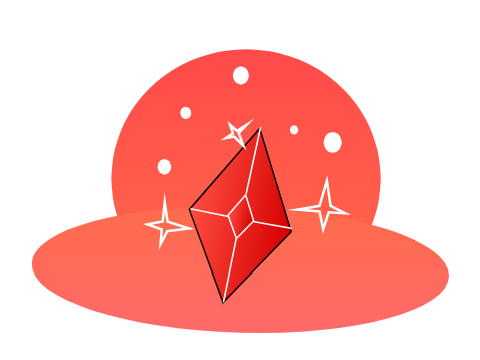 Ruby Diamond Art