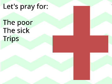 Pray for..
