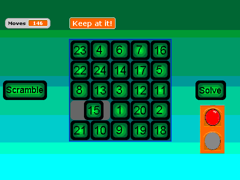 25 Sliding Puzzle