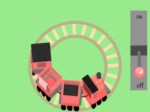 3d train with adjustable speed