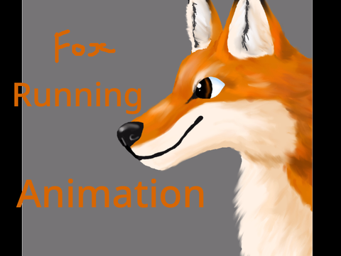 fox running animation