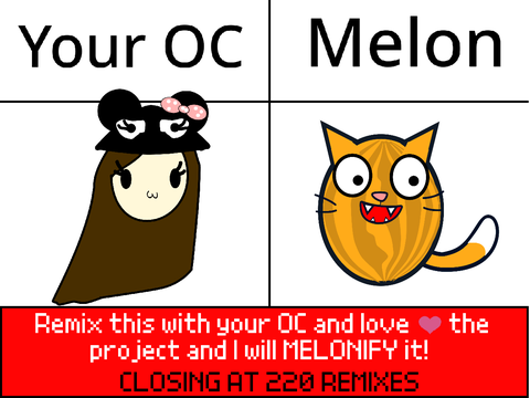 I turn your OC into a MELON remix