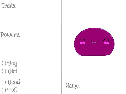 Create a blob!