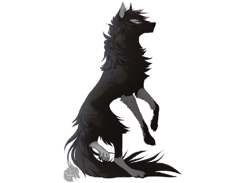 Shadow in wolf form