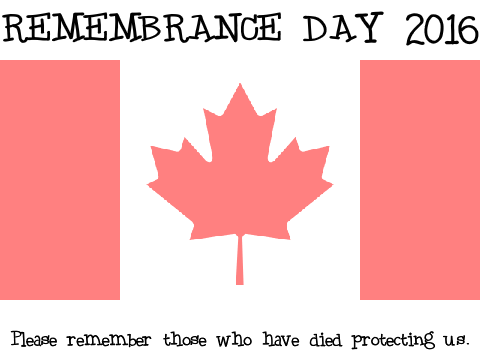 Remembrance Day/Veteran's Day 2016