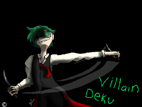 I think I made a new Villain Deku