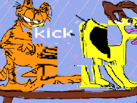 garfielf but some things have increased in size