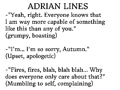 Adrian Audition