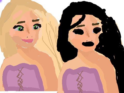 Rapunzel Blockshade! Healing and hurt incantations