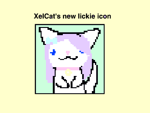 Licking cat icon creator/template remix