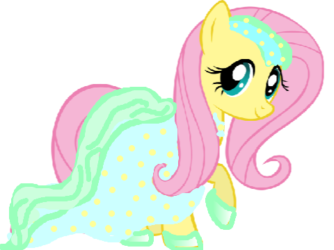  Fluttershy's Fashion Contest Example!