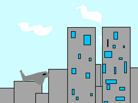 a plane flys into some towers that are used for trade and are right next to each other