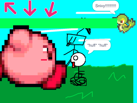 Add yourself running from a Giant Kirby! remix of a remix remix