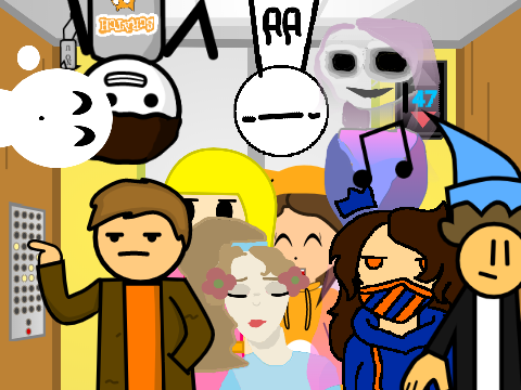 ✨ Add Yourself Waiting in the Elevator! (Remix Chain) ✨ remix remix