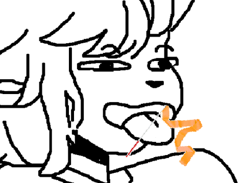 blond boys but its ribbon baton
