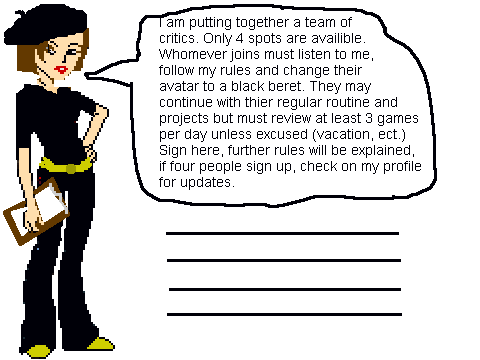 Sign up for The Critics Guild
