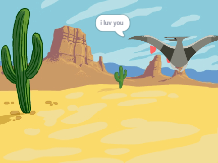 does dino lov u? 