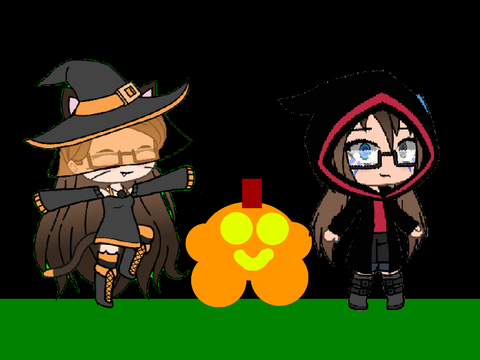 add your oc going trick-or-treating (lol I'm error)