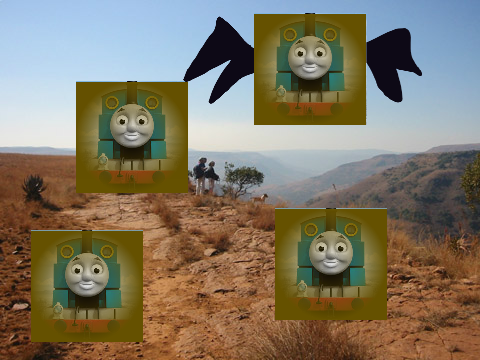 thomas the tank engine but its ancient times