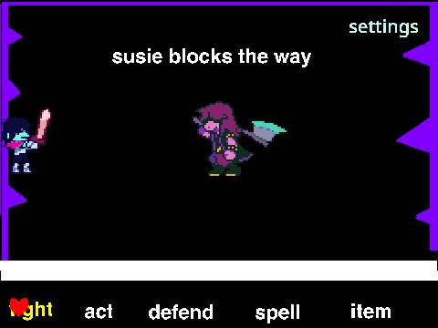 Deltarune project by Haiden Lee