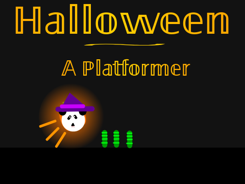Panda's Halloween- A platformer