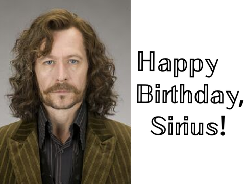 Happy Birthday Sirius Black!