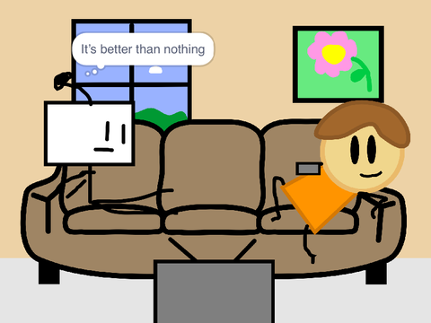 Add Yourself Watching TV remix