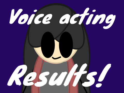 Voice acting results!