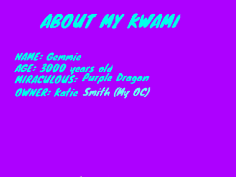 My kwami 