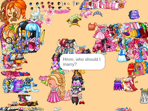 Fantage dress-up Princess Dianna