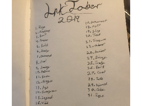 Inktober 2019!!