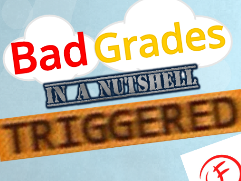 school grades F I never get an F. (Totally)  
