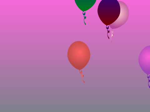Balloon popping game