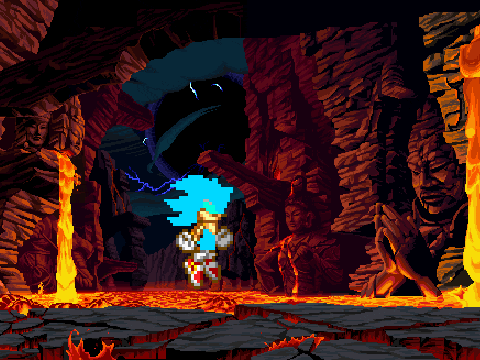 Shi No Doragon vs Matthew the hedgehog part 2
