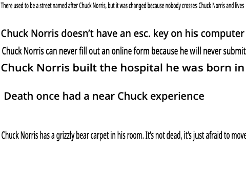 Chuck Norris Jokes - Part 1