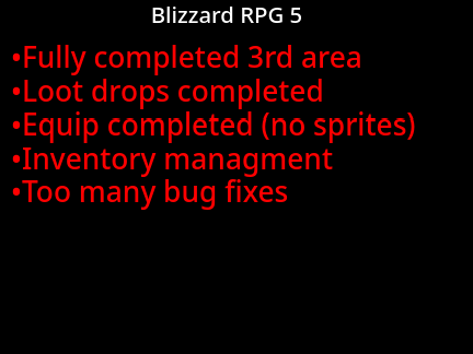 Blizzard - RPG DEMO 5