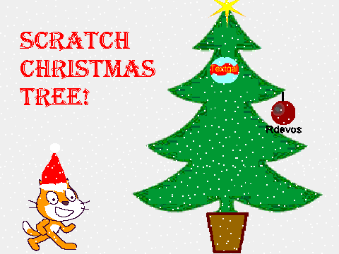 Scratch Christmas Tree