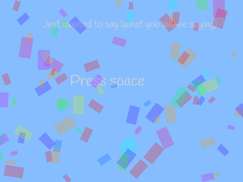 (BASE) Super important message!