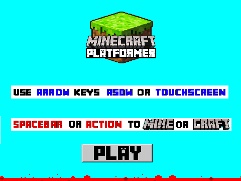 Minecraft platformer